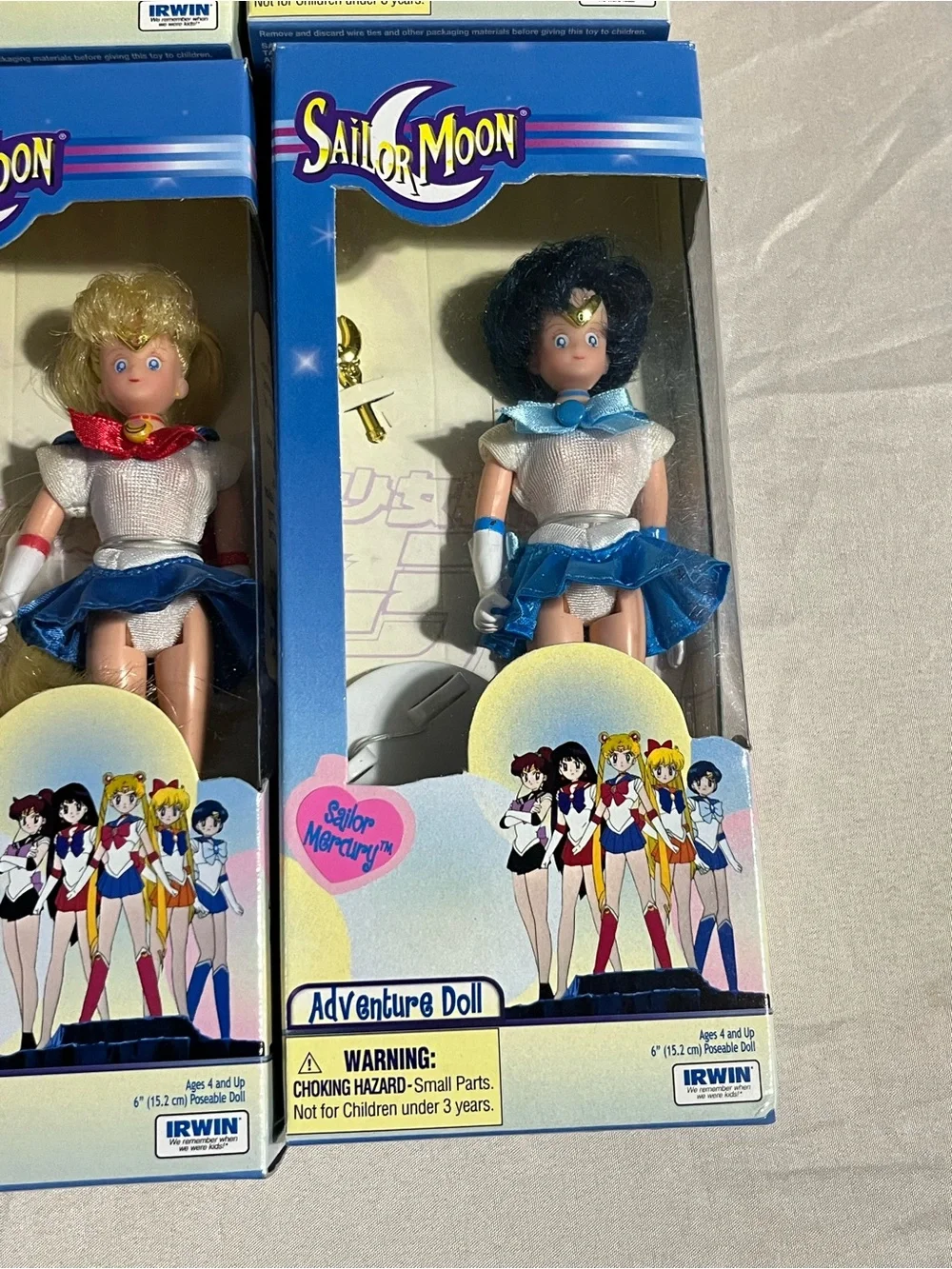 Vintage Sailor Moon Adventure Dolls Complete Set New in Box